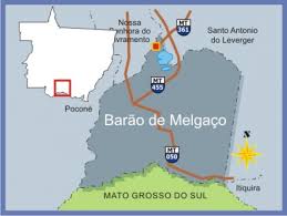 Mapa de Barão de Melgaço